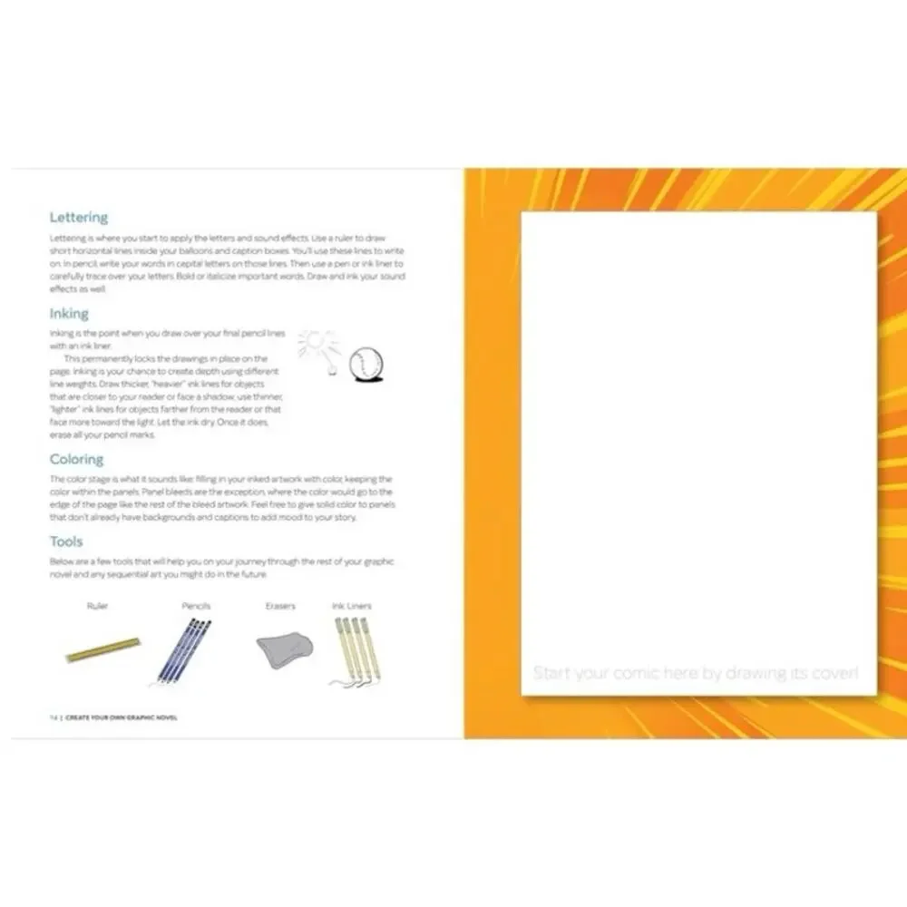 Kids graphic novel drawing guide